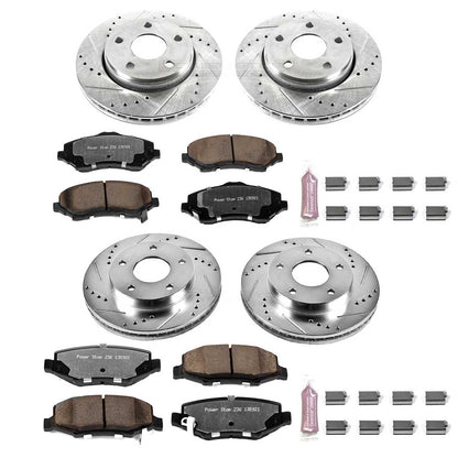 PowerStop Front & Rear Z36 Truck & Tow Brake Kit | Dodge Nitro (07-11) (K2832-36)