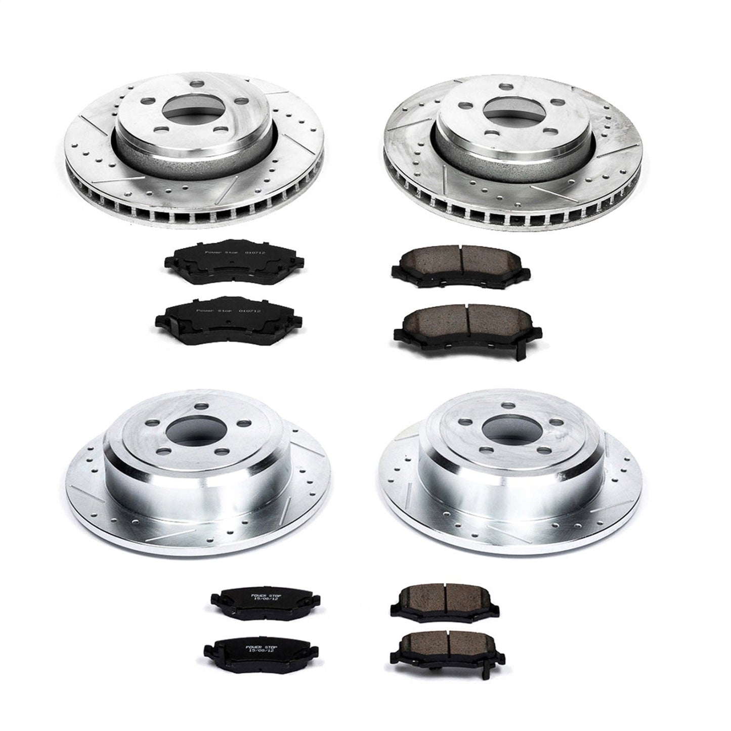 PowerStop Front & Rear Z23 Evolution Sport Brake Kit | Dodge Nitro (07-11) (K2832)