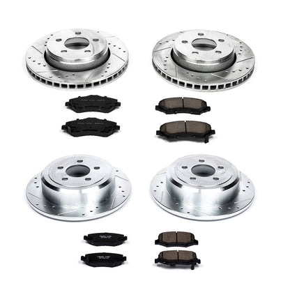 PowerStop Front & Rear Z23 Evolution Sport Brake Kit | Dodge Nitro (07-11) (K2832)