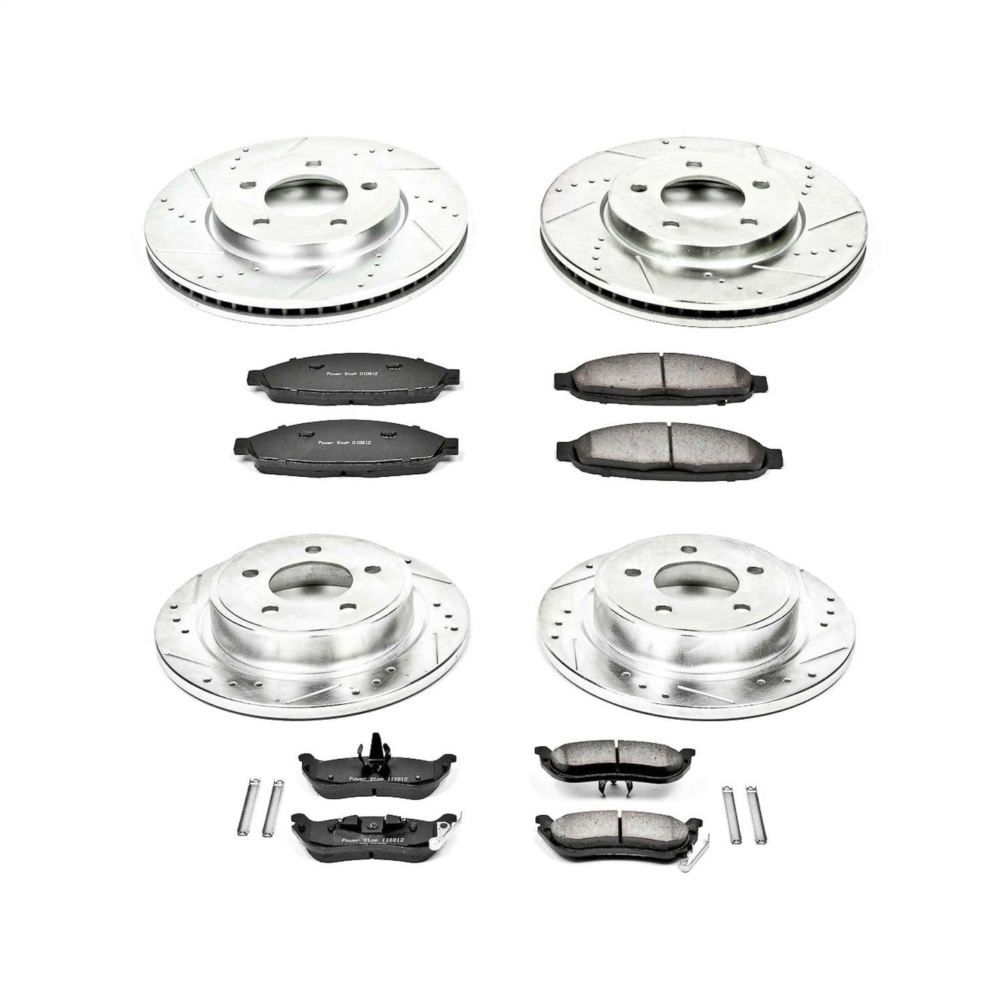 PowerStop Front & Rear Z23 Evolution Sport Brake Kit | Chrysler Pacifica (04-08) (K2838)