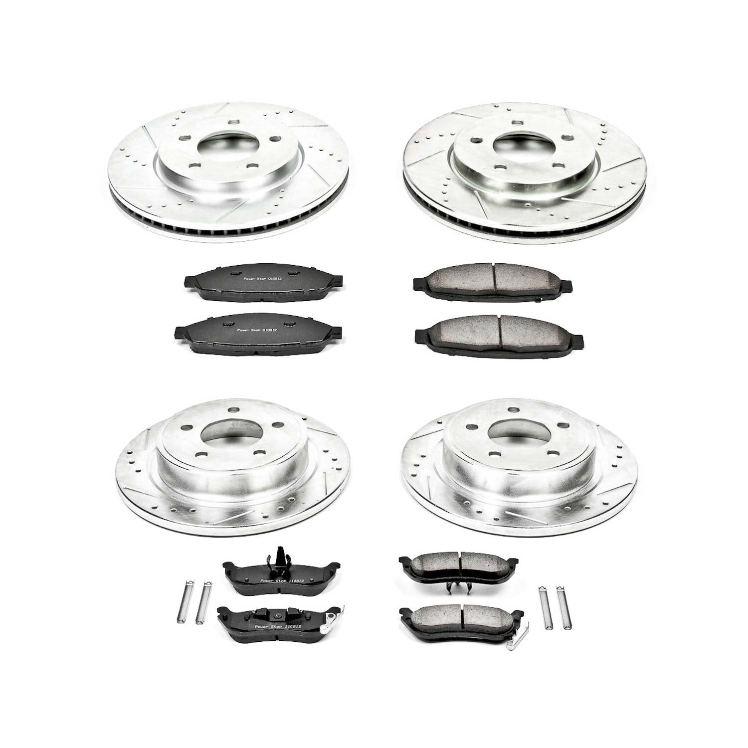 PowerStop Front & Rear Z23 Evolution Sport Brake Kit | Chrysler Pacifica (04-08) (K2838)