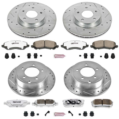 PowerStop Front & Rear Z26 Street Warrior Brake Kit | Chrysler 200 (11-14) (K2840-26)