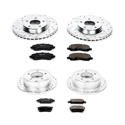 PowerStop Front & Rear Z23 Evolution Sport Brake Kit | Chrysler 200 (11-14) (K2840)