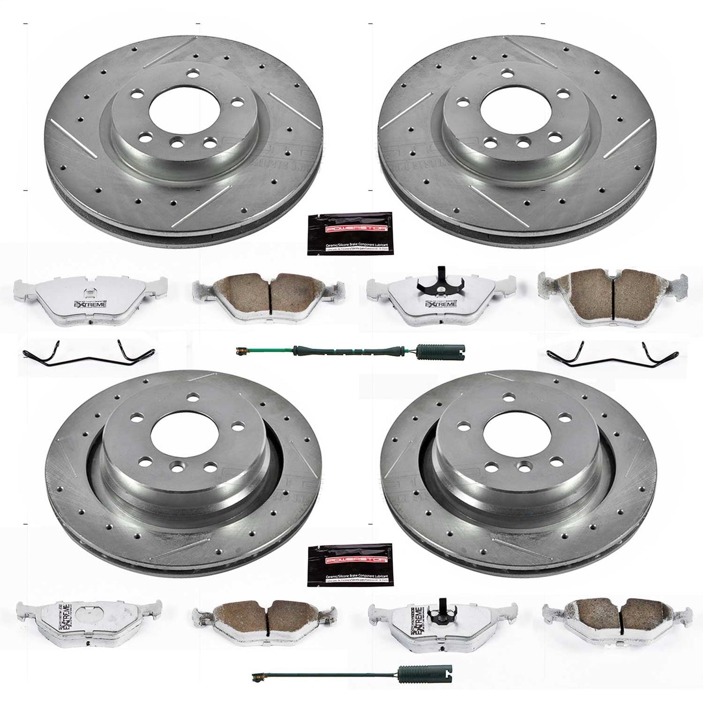 PowerStop Front & Rear Z26 Street Warrior Brake Kit | BMW Z3 (98-02) (K2841-26)