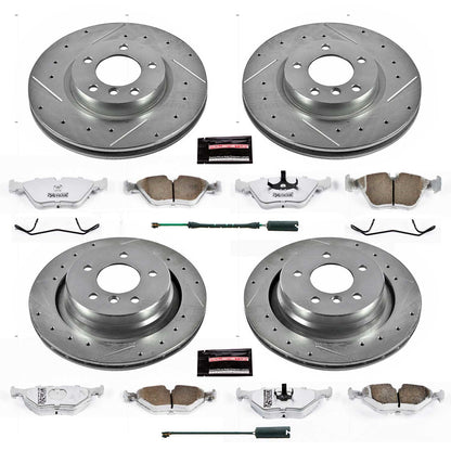 PowerStop Front & Rear Z26 Street Warrior Brake Kit | BMW Z3 (98-02) (K2841-26)