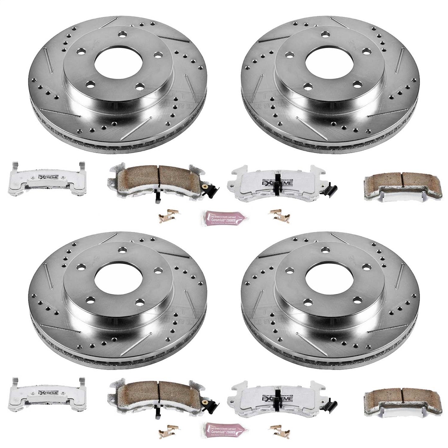PowerStop Front & Rear Z26 Street Warrior Brake Kit | Oldsmobile Toronado (79-85) (K2847-26)
