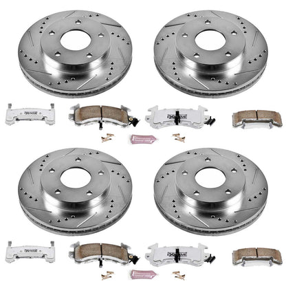 PowerStop Front & Rear Z26 Street Warrior Brake Kit | Oldsmobile Toronado (79-85) (K2847-26)