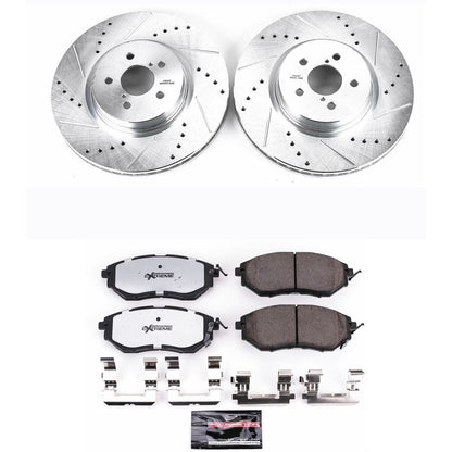 PowerStop Front Z26 Street Warrior Brake Kit | Subaru Forester (14-18) (K285-26)