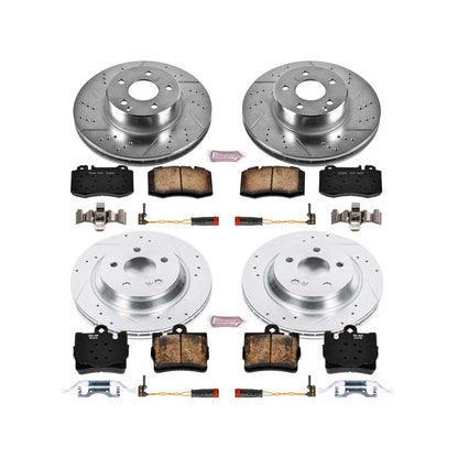 PowerStop Front & Rear Z23 Evolution Sport Brake Kit | Mercedes-Benz S500 (02-03) (K2851)