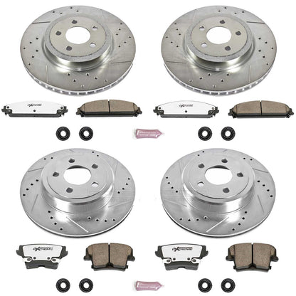 PowerStop Front & Rear Z26 Street Warrior Brake Kit | Chrysler 300 (05-18) (K2853-26)