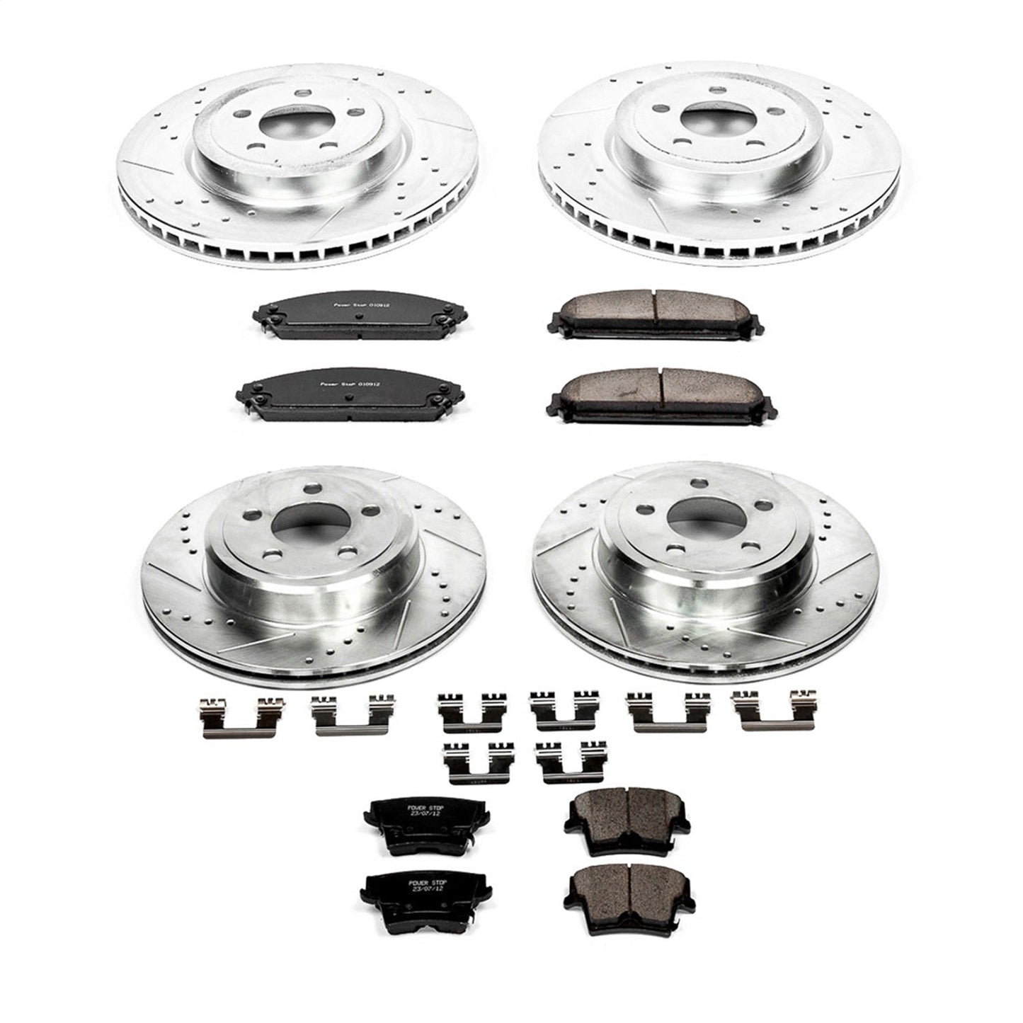PowerStop Front & Rear Z23 Evolution Sport Brake Kit | Chrysler 300 (05-18) (K2853)
