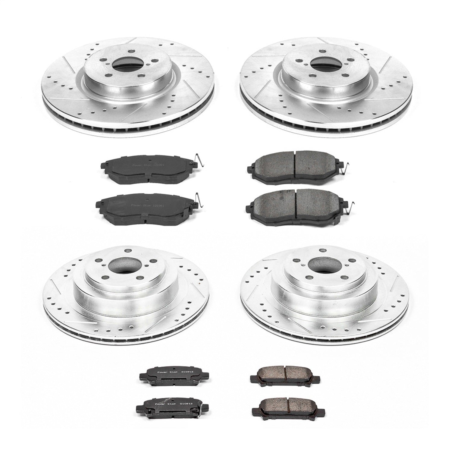 PowerStop Front & Rear Z23 Evolution Sport Brake Kit | Subaru Legacy (05-09) (K286)