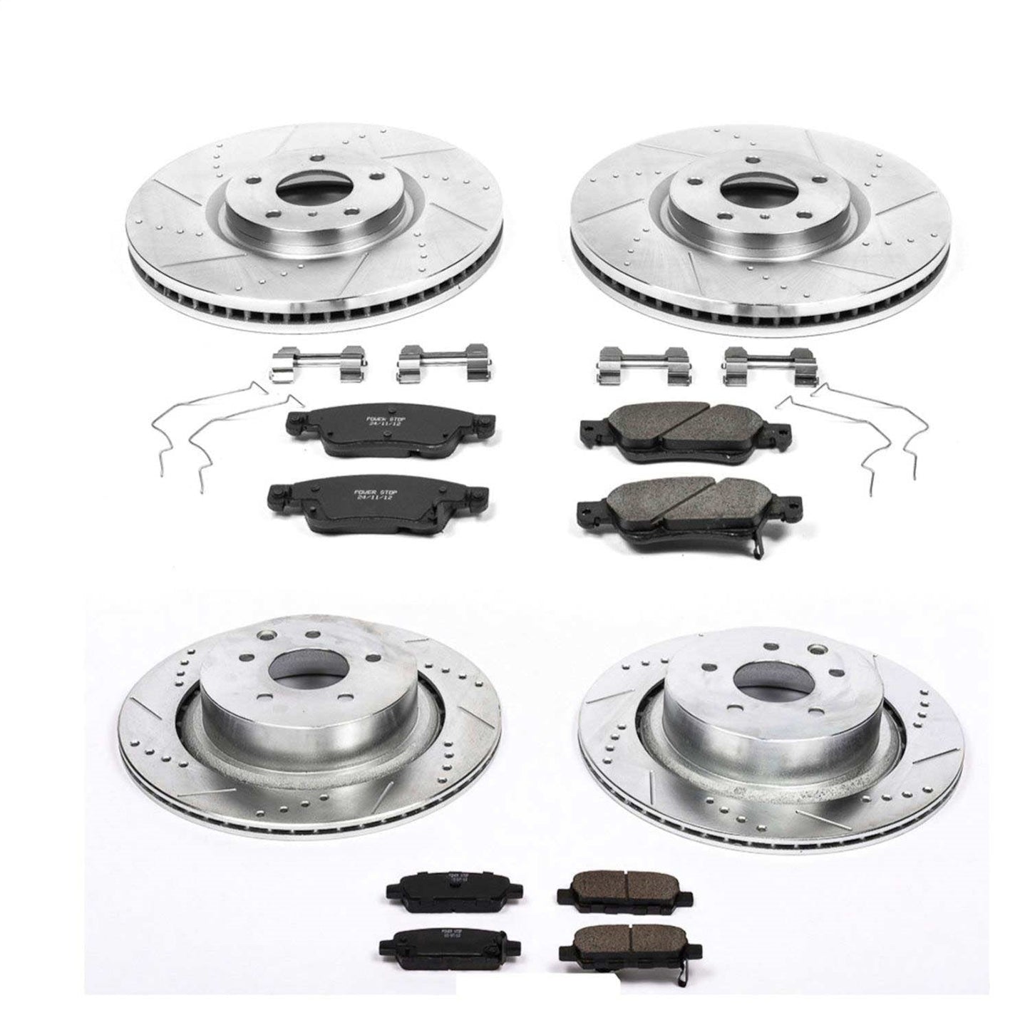 PowerStop Front & Rear Z23 Evolution Sport Brake Kit | Infiniti G35 (07-08) (K2862)