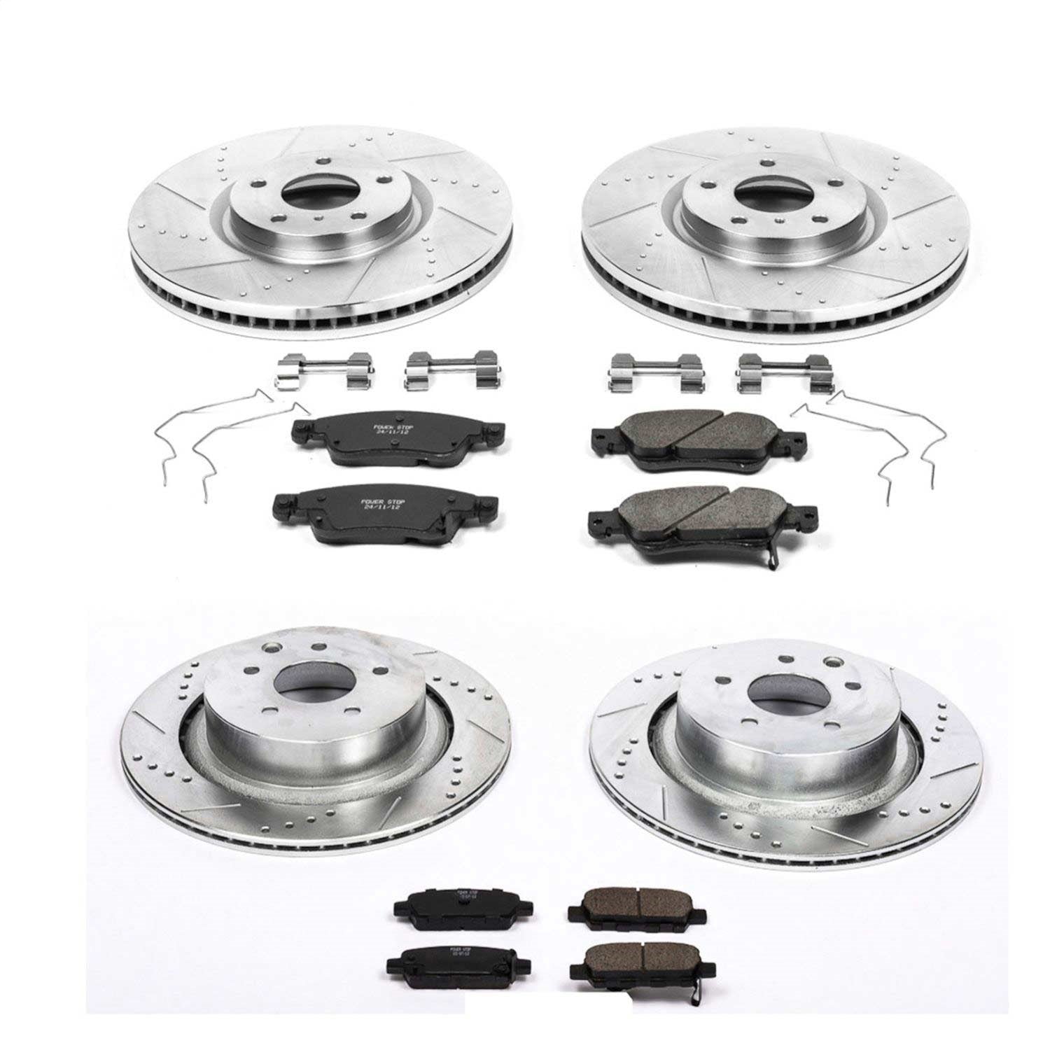 PowerStop Front & Rear Z23 Evolution Sport Brake Kit | Infiniti G35 (07-08) (K2862)