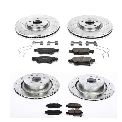 PowerStop Front & Rear Z23 Evolution Sport Brake Kit | Infiniti G35 (07-08) (K2862)