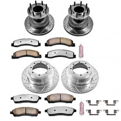 PowerStop Front and Rear Z36 Truck & Tow Brake Kit | Ford F-350 Super Duty (99-02) (K2868-36)