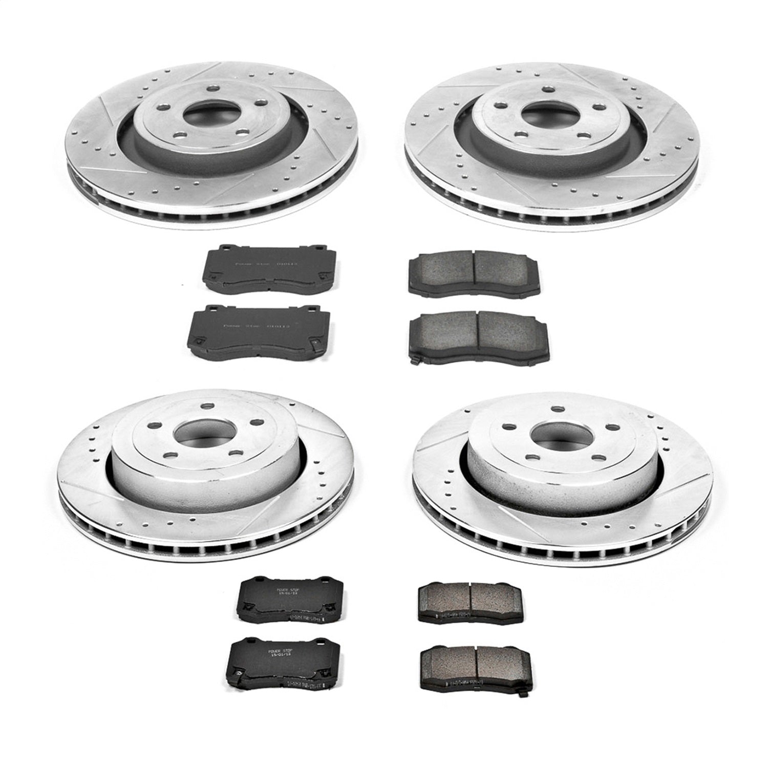 PowerStop Front & Rear Z23 Evolution Sport Brake Kit | Jeep Grand Cherokee (06-10) (K2876)