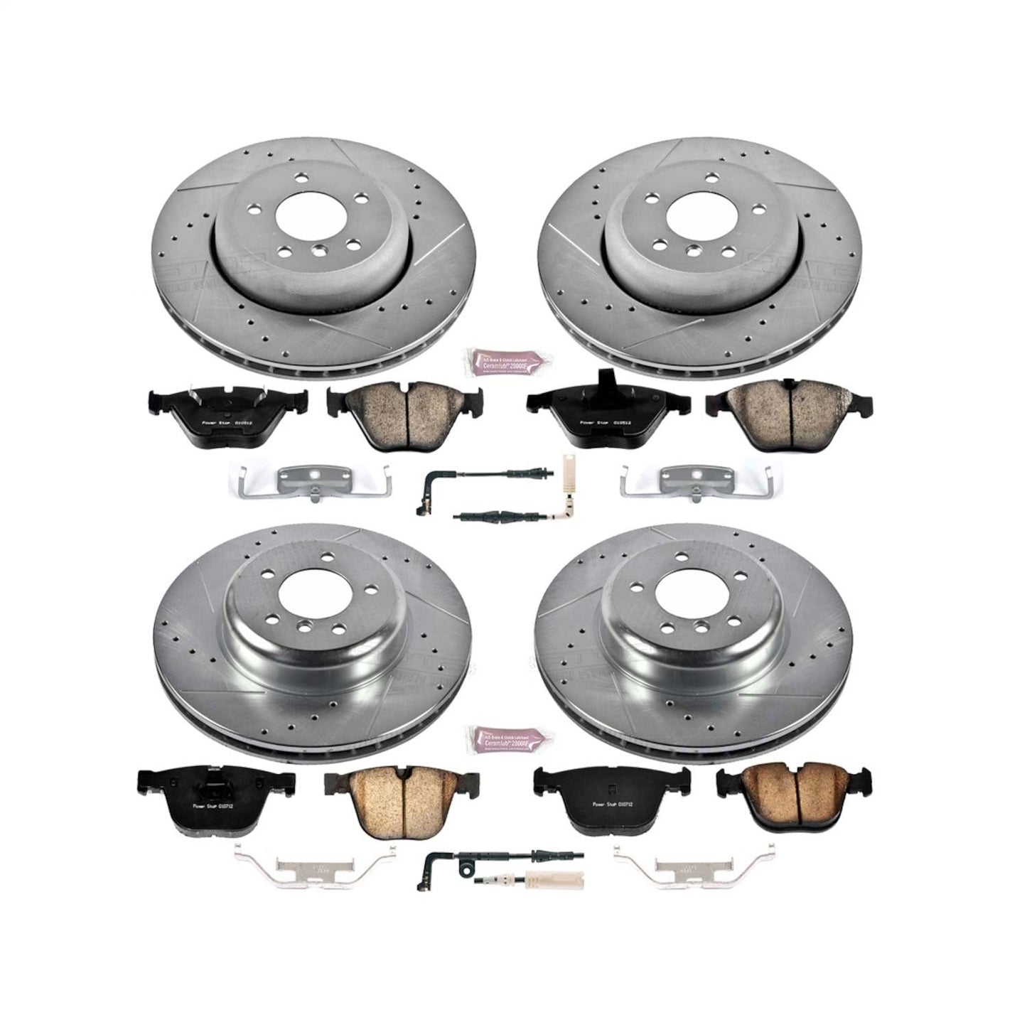 PowerStop Front & Rear Z23 Evolution Sport Brake Kit | BMW 535i (08-10) (K2877)