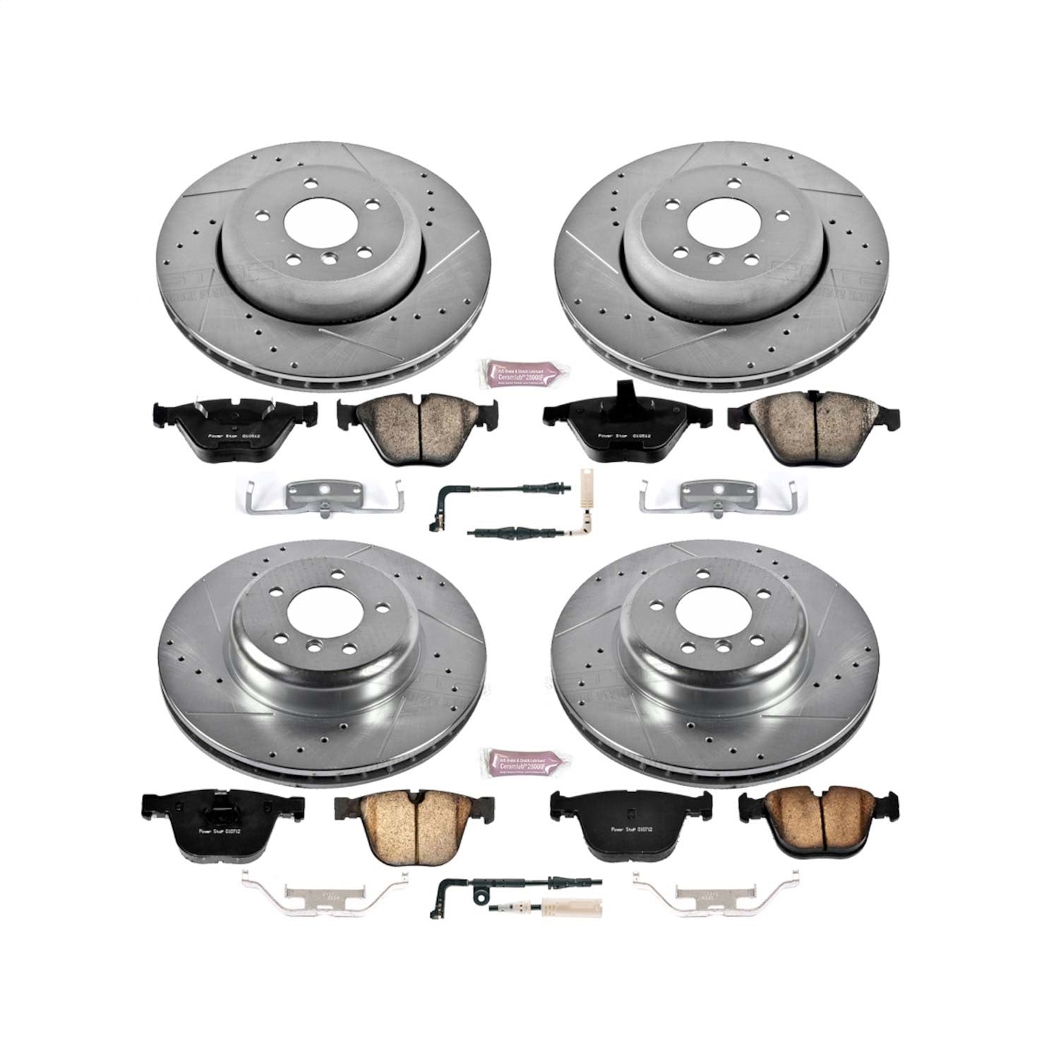PowerStop Front & Rear Z23 Evolution Sport Brake Kit | BMW 535i (08-10) (K2877)