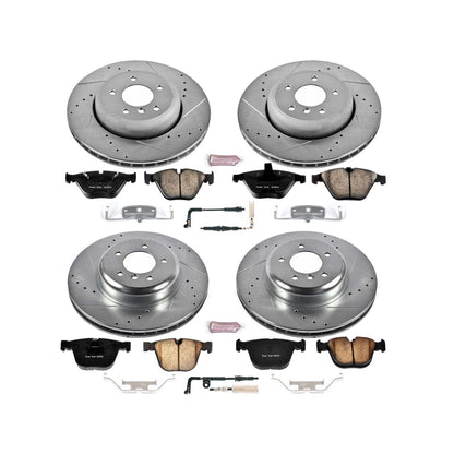 PowerStop Front & Rear Z23 Evolution Sport Brake Kit | BMW 535i (08-10) (K2877)