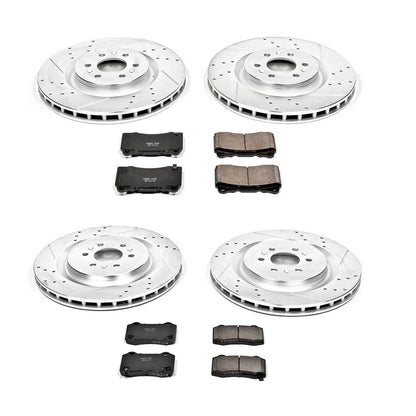 PowerStop Front & Rear Z23 Evolution Sport Brake Kit | Cadillac CTS (04-07) (K2881)