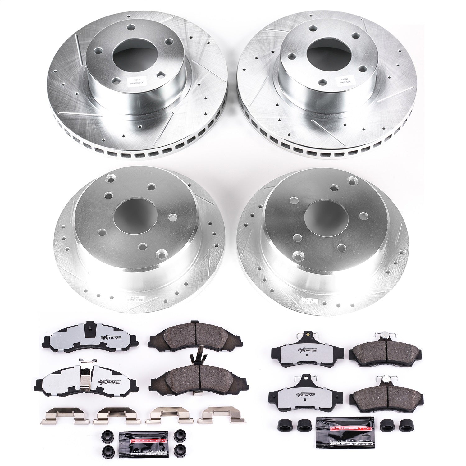 PowerStop Front & Rear Z26 Street Warrior Brake Kit | Pontiac GTO (04) (K2889-26)