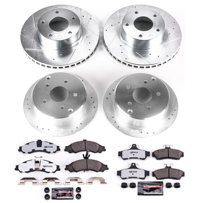 PowerStop Front & Rear Z26 Street Warrior Brake Kit | Pontiac GTO (04) (K2889-26)