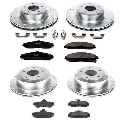 PowerStop Front & Rear Z23 Evolution Sport Brake Kit | Pontiac GTO (05-06) (K2893)