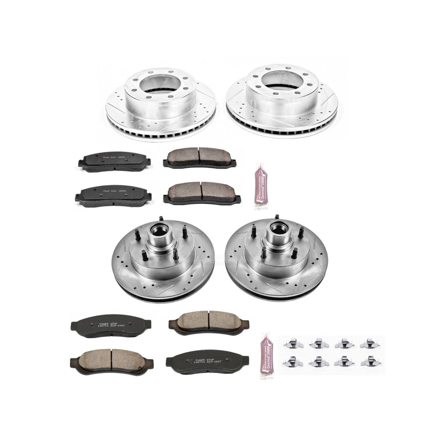 PowerStop Front & Rear Z23 Evolution Brake Kit | Ford F-350 Super Duty (07-10) (K2895)
