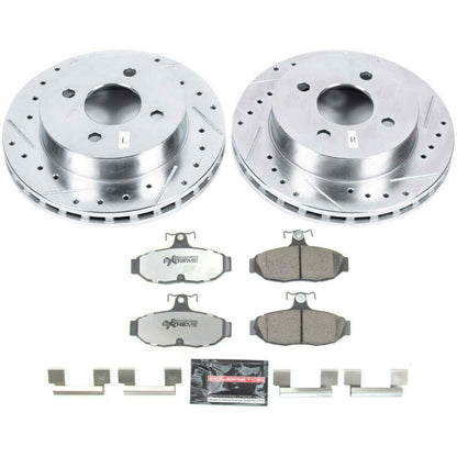 PowerStop Rear Z26 Street Warrior Brake Kit | Ford Mustang (93) (K2906-26)