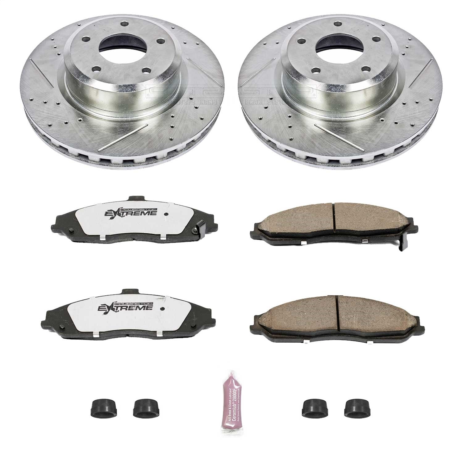 PowerStop Front Z26 Street Warrior Brake Kit | Pontiac GTO (05-06) (K2912-26)