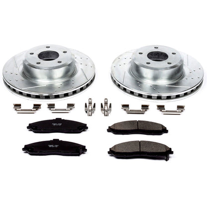 PowerStop Front Z23 Evolution Sport Brake Kit | Pontiac GTO (05-06) (K2912)
