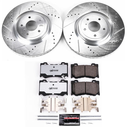 PowerStop Z26 Street Warrior Front Brake Kit | Infiniti FX50 (09-13) (K2915-26)