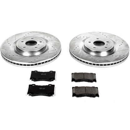PowerStop Front Z23 Evolution Sport Brake Kit | Infiniti FX50 (09-13) (K2915)
