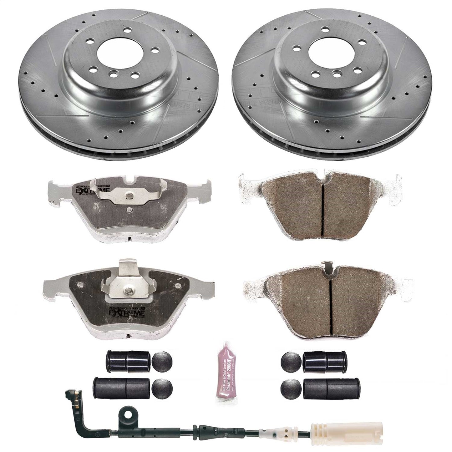 PowerStop Front Z26 Street Warrior Brake Kit | BMW 535i (08-10) (K2918-26)
