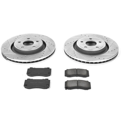 PowerStop Front Z23 Evolution Sport Brake Kit | Jeep Grand Cherokee (06-10) (K2924)