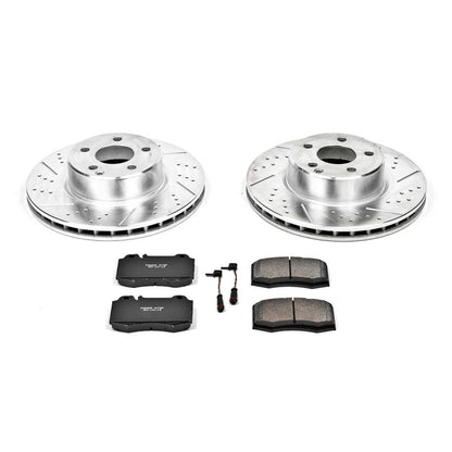 PowerStop Front Z23 Evolution Sport Brake Kit | Mercedes-Benz CL500 (03-06) (K2932)