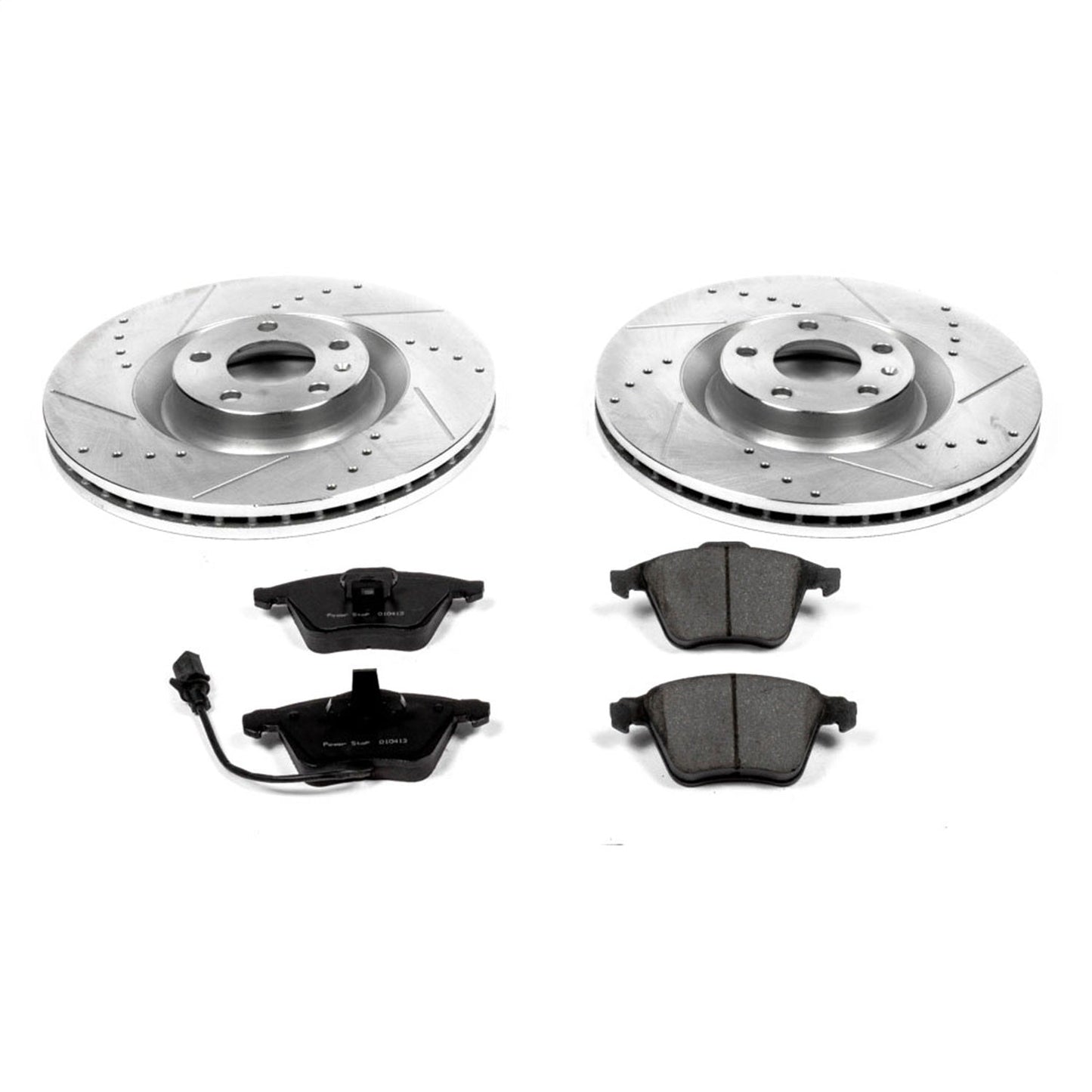 PowerStop Front Z23 Evolution Sport Brake Kit | Audi S4 (04-09) (K2934)