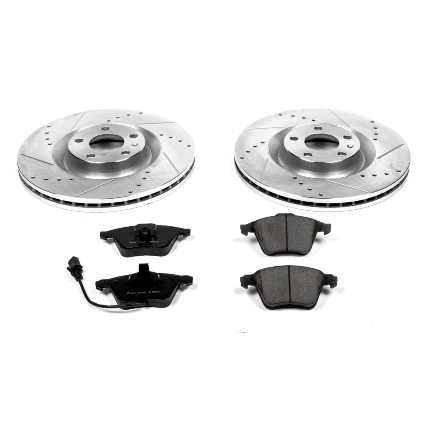 PowerStop Front Z23 Evolution Sport Brake Kit | Audi S4 (04-09) (K2934)