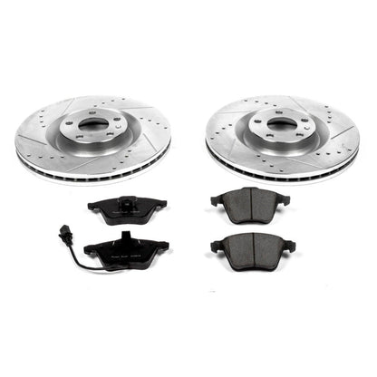 PowerStop Front Z23 Evolution Sport Brake Kit | Audi S4 (04-09) (K2934)