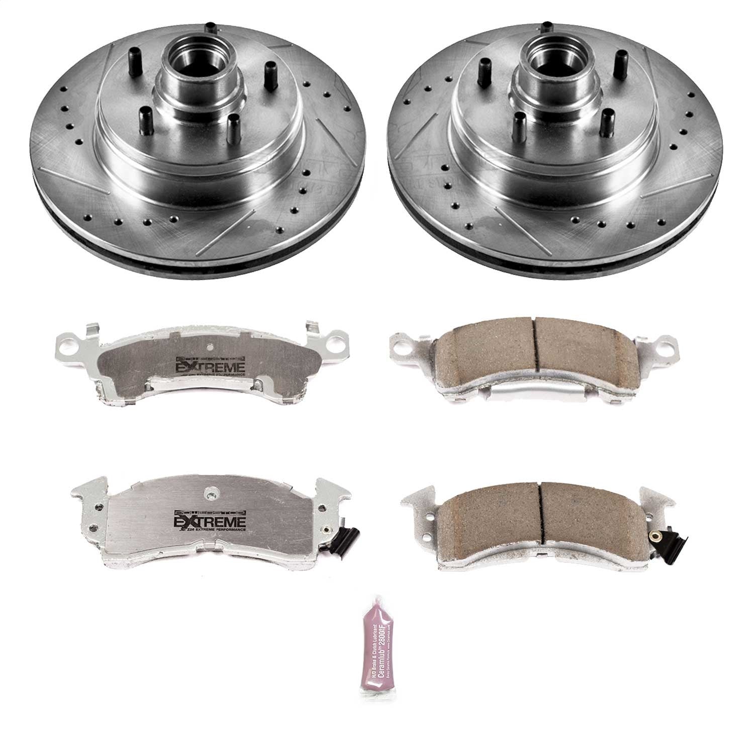 PowerStop Front Z26 Street Warrior Brake Kit | Buick Roadmaster (91-96) (K2936-26)