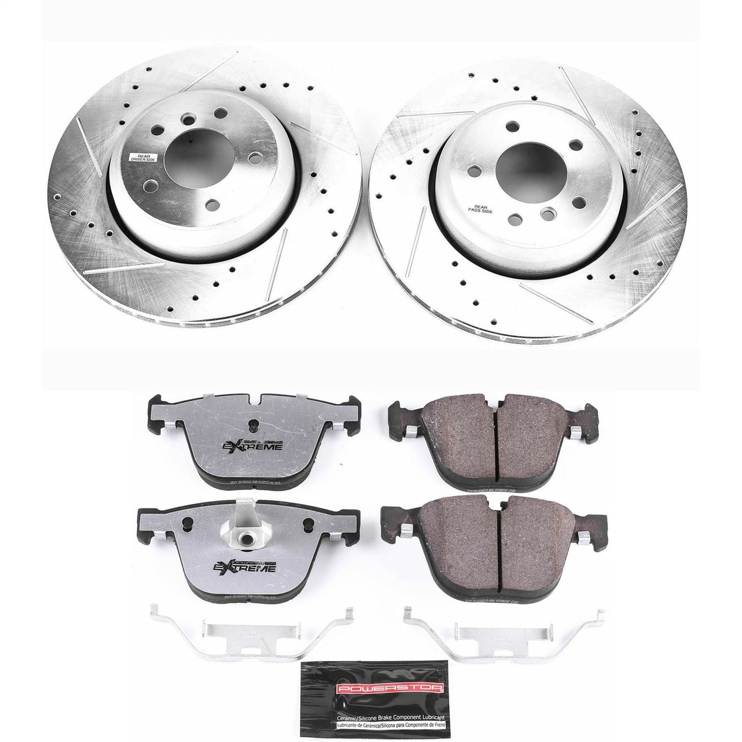 PowerStop Rear Z26 Street Warrior Brake Kit | BMW 535i (08-10) (K2940-26)