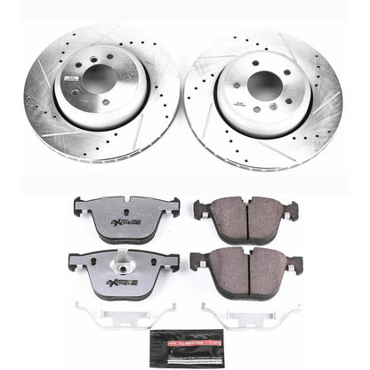 PowerStop Rear Z26 Street Warrior Brake Kit | BMW 535i (08-10) (K2940-26)