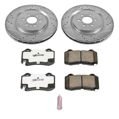 PowerStop Rear Z26 Street Warrior Brake Kit | Cadillac CTS (04-07) (K2945-26)
