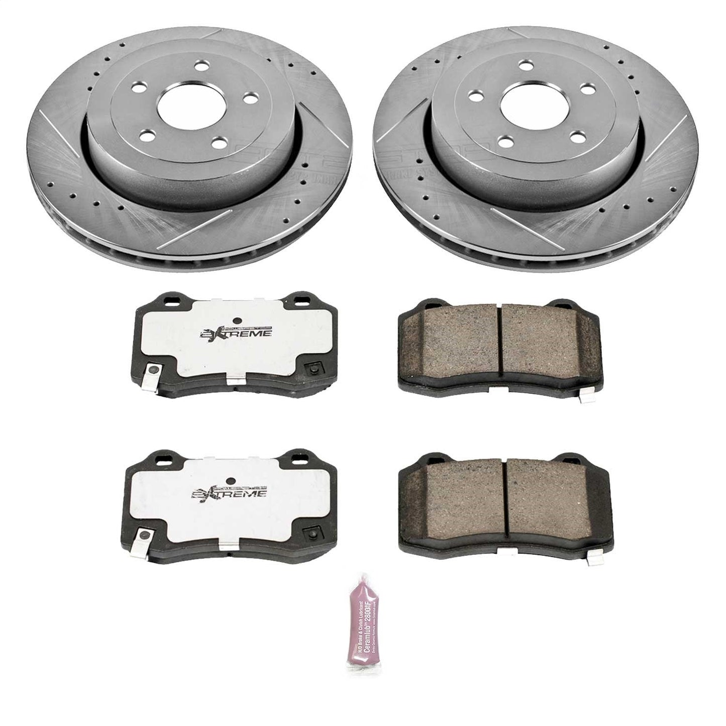 PowerStop Rear Z26 Street Warrior Brake Kit | Jeep Grand Cherokee (06-10) (K2949-26)
