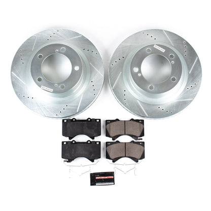 PowerStop Z23 Evolution Sport Front Brake Kit | Lexus LX570 (16-18) (K2952)