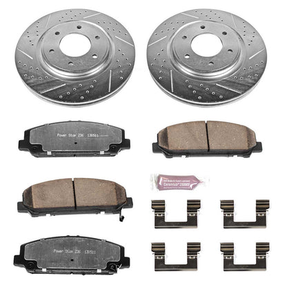 PowerStop Front Z36 Truck & Tow Brake Kit | Infiniti QX56 (08-10) (K2961-36)