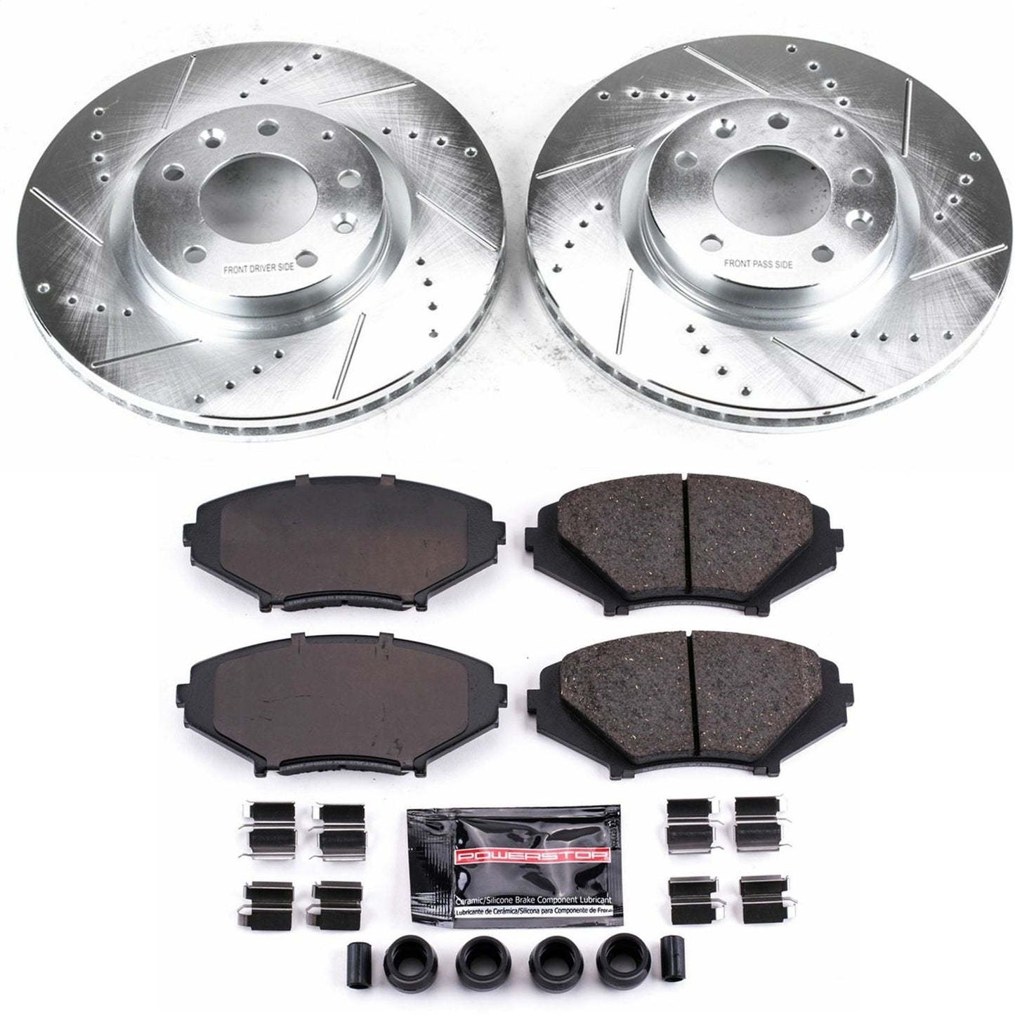 PowerStop Front Z23 Evolution Sport Brake Kit | Mazda RX-8 (04-08) (K2964)