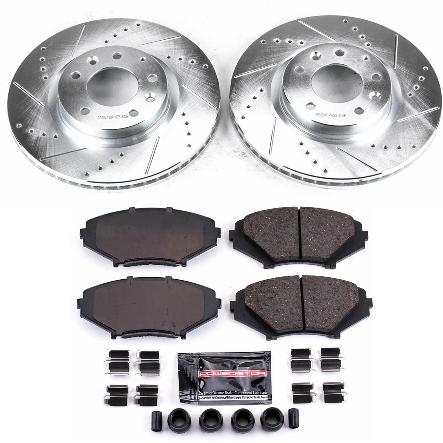 PowerStop Front Z23 Evolution Sport Brake Kit | Mazda RX-8 (04-08) (K2964)