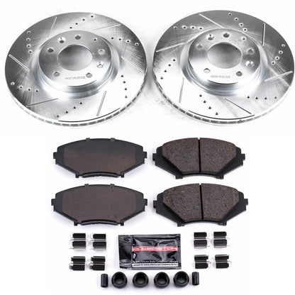 PowerStop Front Z23 Evolution Sport Brake Kit | Mazda RX-8 (04-08) (K2964)